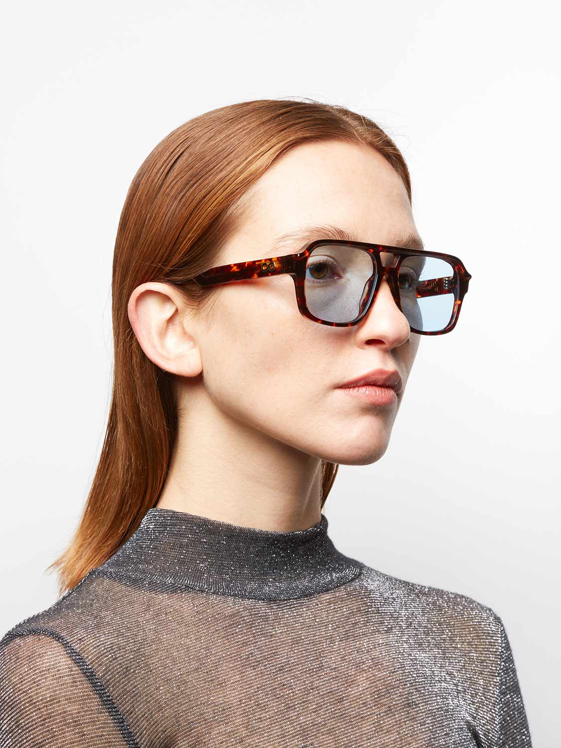 Vega Tortoise Shell Light Blue